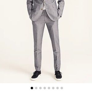 J. Crew Ludlow Slim-fit Cotton-Linen Suit Pants